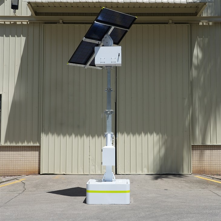 Mobile Surveillance Tower For Parking Lots And Remote Area manufacturers